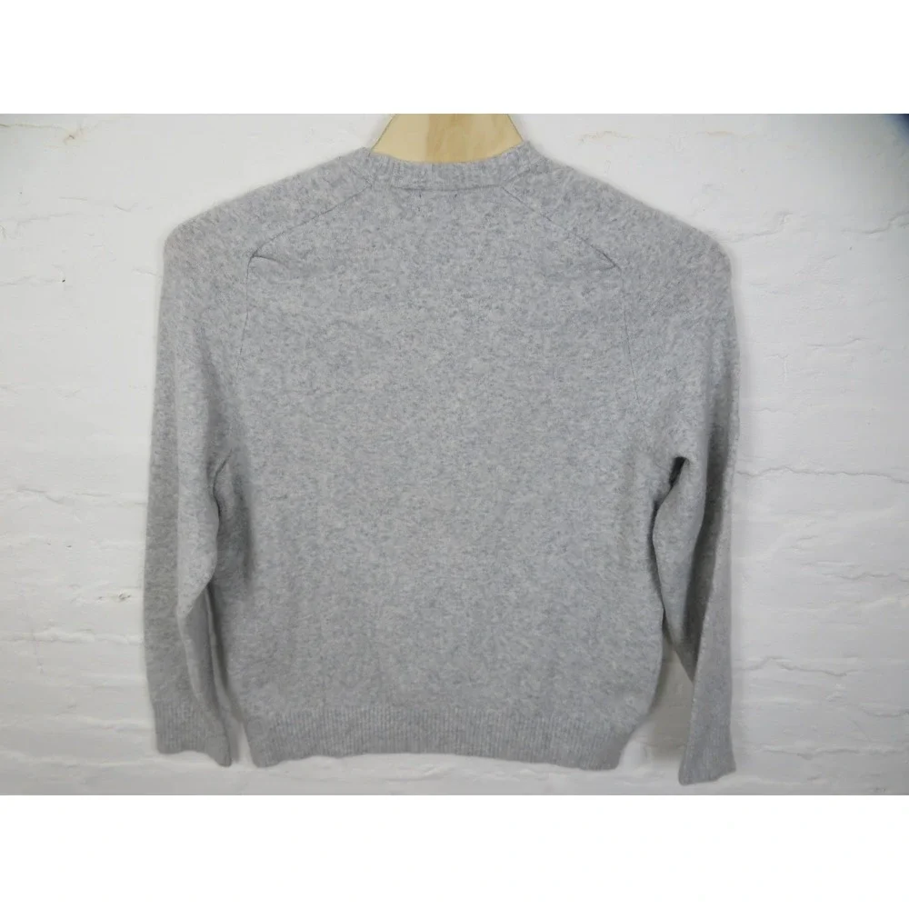 J.Crew Extra Soft Sweater Mens XL Gray Crew Neck Knit Pullover Acrylic Wool